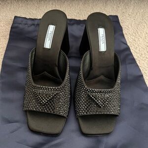 BRAND NEW Prada Mules, Size 38